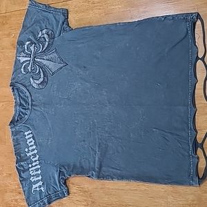 Affliction distressed tshirt